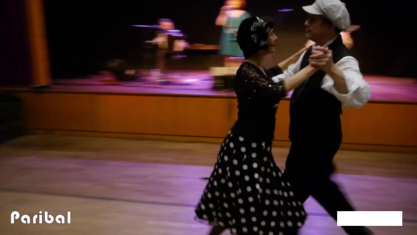 Démonstration de danses de bal musette