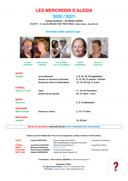 Affiche Alésia 2020-2021